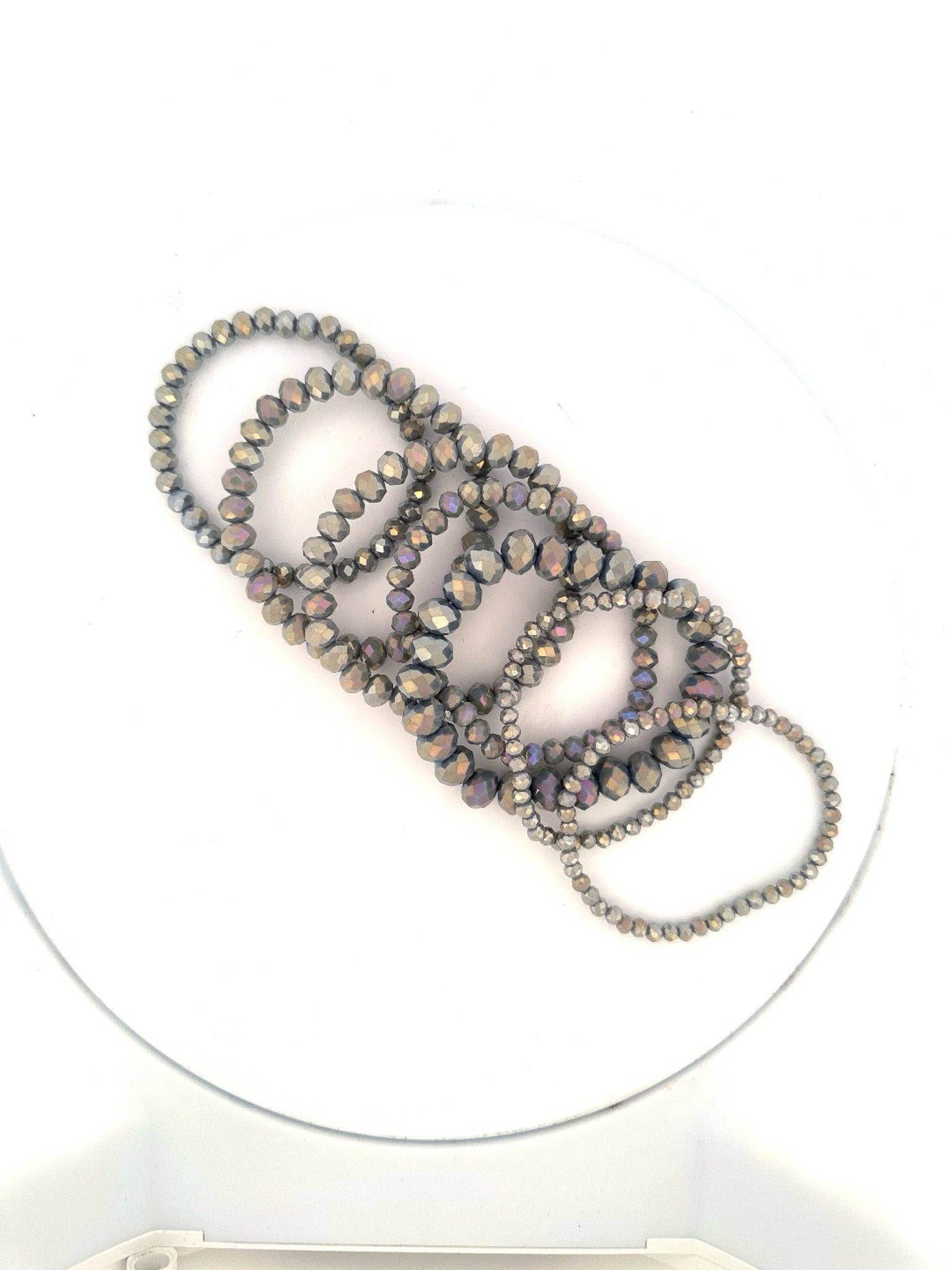Nette Road Wholesale - Wholesale Beaded Bracelet - 7 Strand Glass Bead Bracelet1