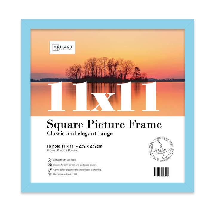 light blue 11x11 Picture Frame for wholesale by WholesaleFrames.co.uk