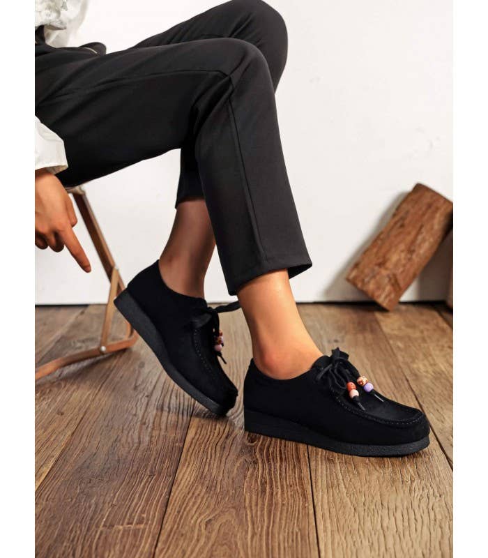 SWEET MAGIC SHOES & BAGS - Wholesale Lifestyle Sneakers - Women's - CASUAL SUEDE SHOE WITH RUBBER SOLE4