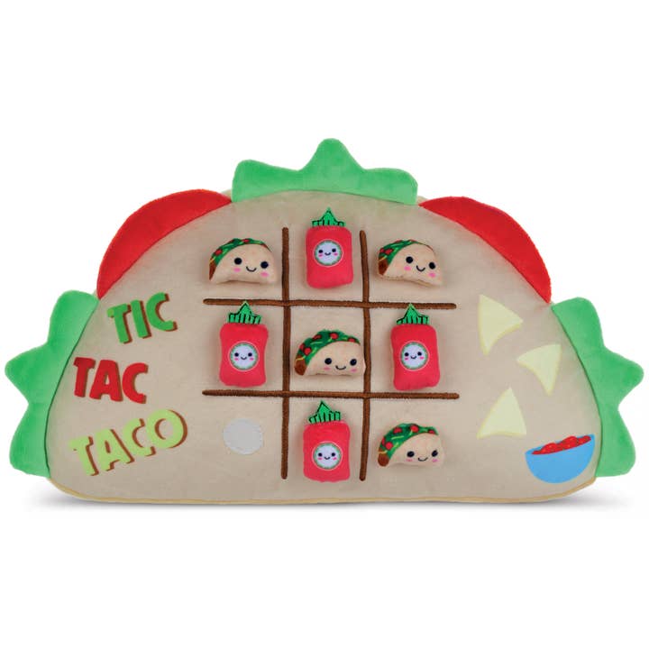 Tic Tac Taco Fleece Plush for wholesale by Iscream