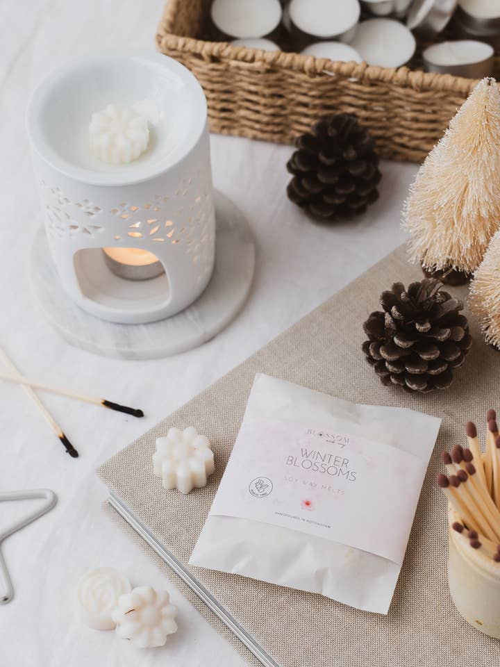 Winter Blossoms | Botanical Soy Wax Melts for wholesale by Blossom & Ivy Botanicals