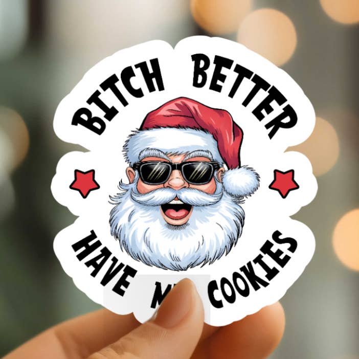 Mystical Monkey Toes - Wholesale Sticker - Funny Christmas Cookies Vinyl Sticker0