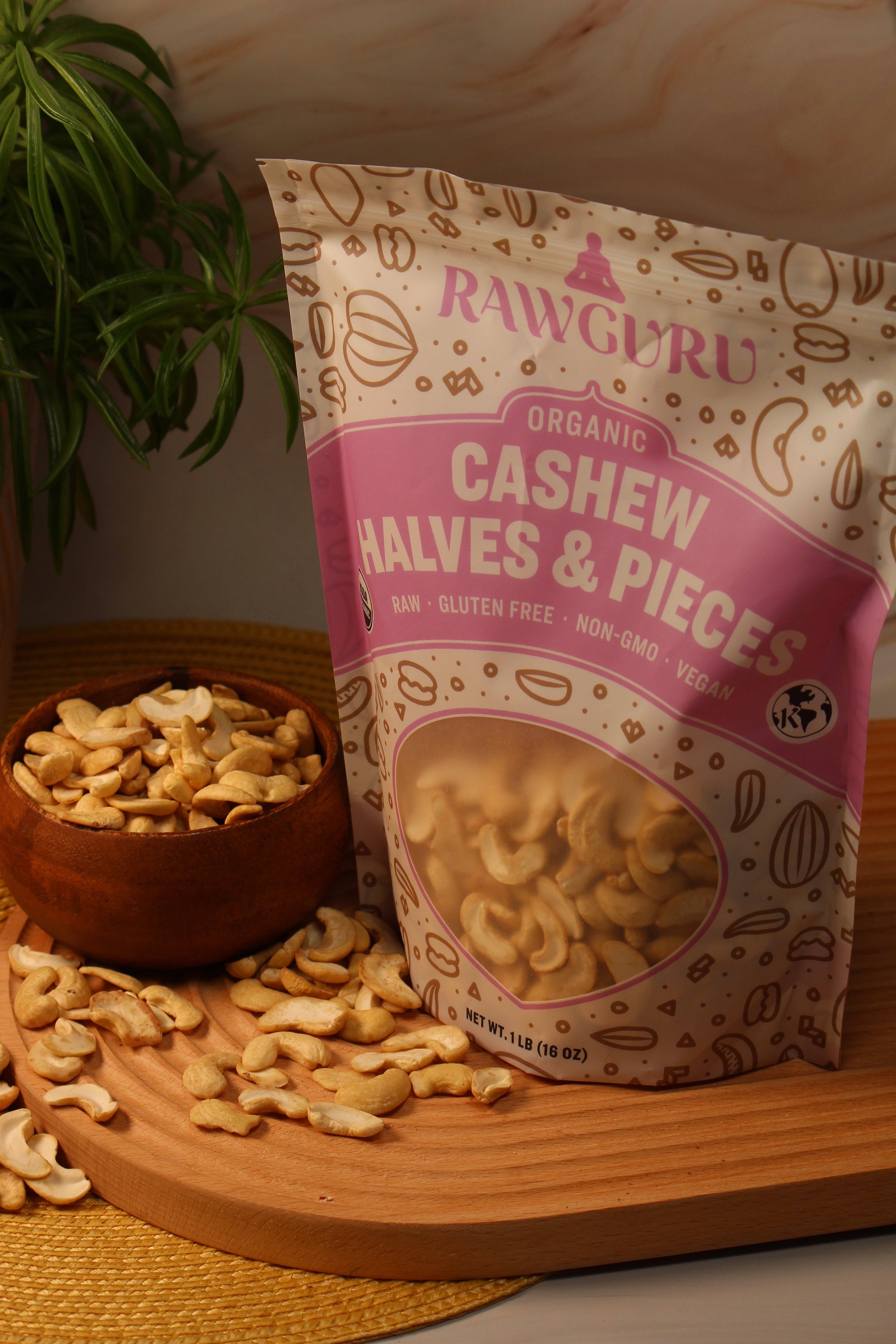 Windy City Organics - Wholesale Nuts - Raw Organic Cashew Halves | 16 oz3