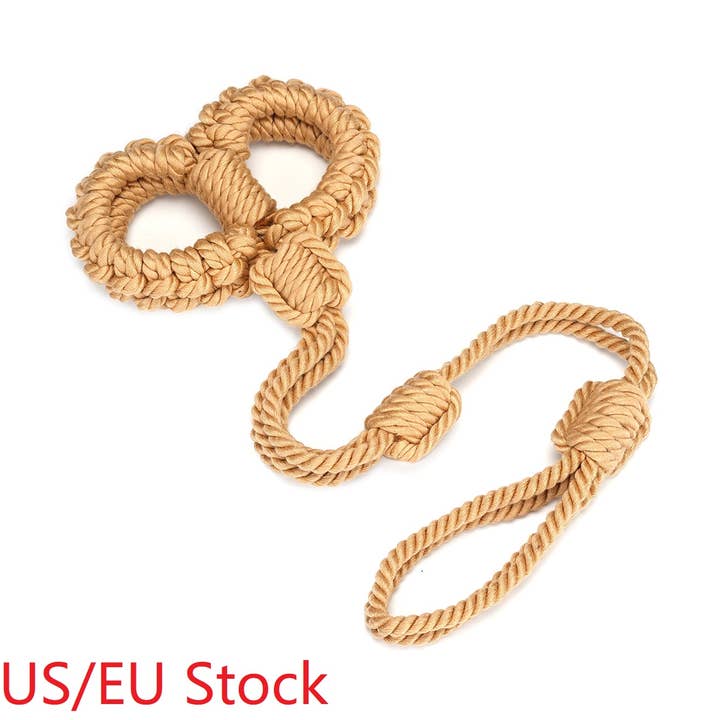 Liebe Seele - Wholesale Sex Toy - Bound You Ⅱ Shibari Bondage Rope Wrist Cuffs and Lead0