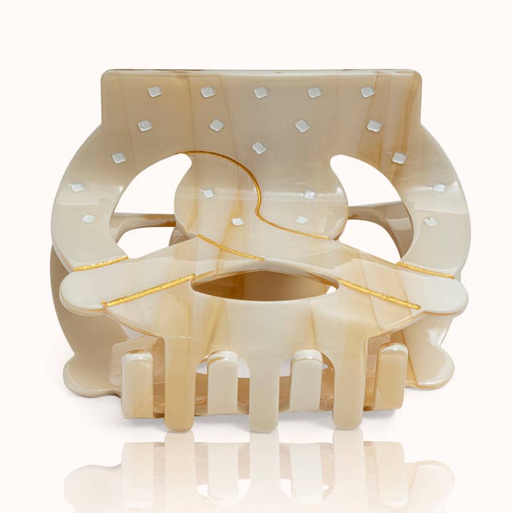 Hair clip Breze White Big for wholesale by by Vivi.