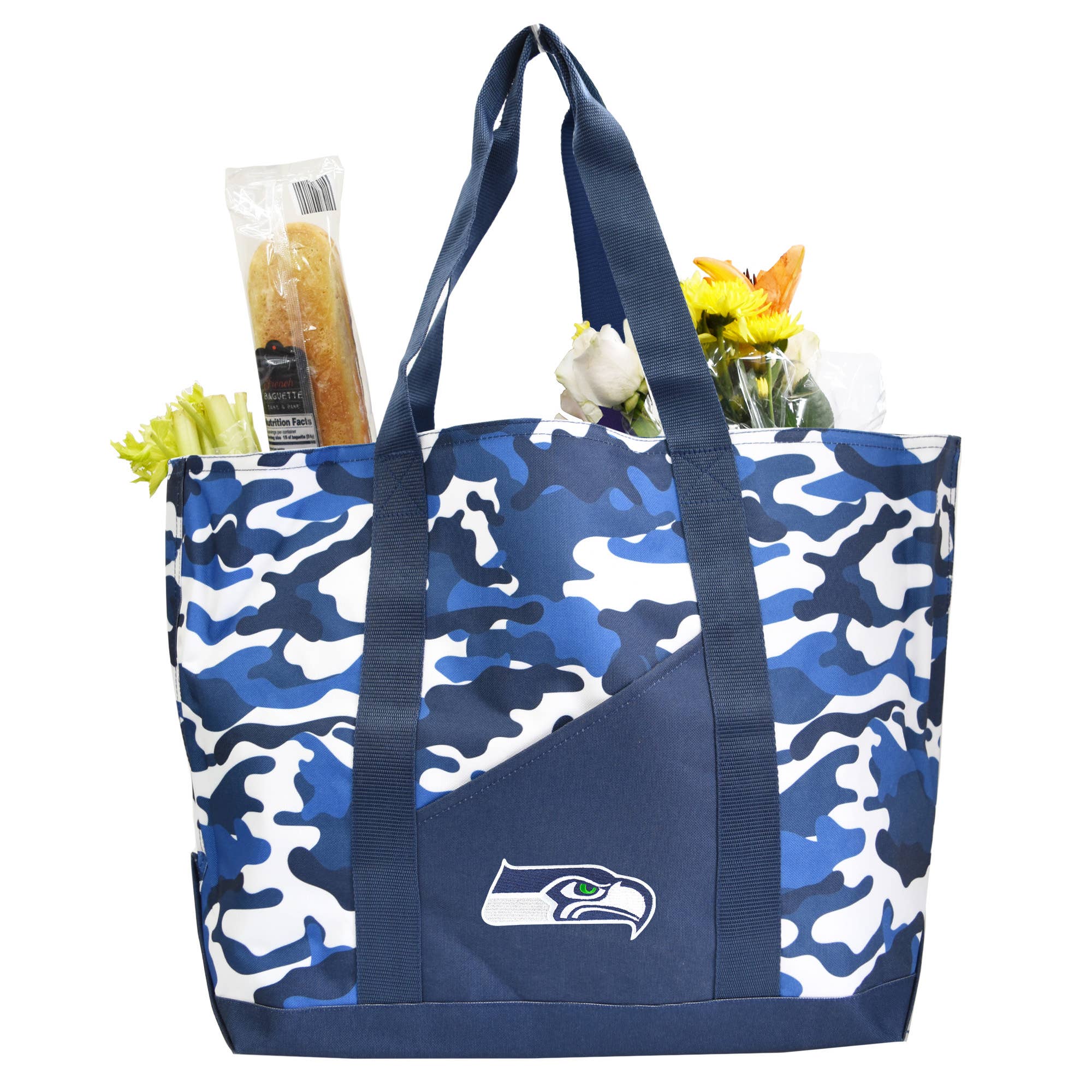 Little Earth Productions - Wholesale Tote Bag - Unisex - NFL Seattle Seahawks Super-Duty Camo Tote2