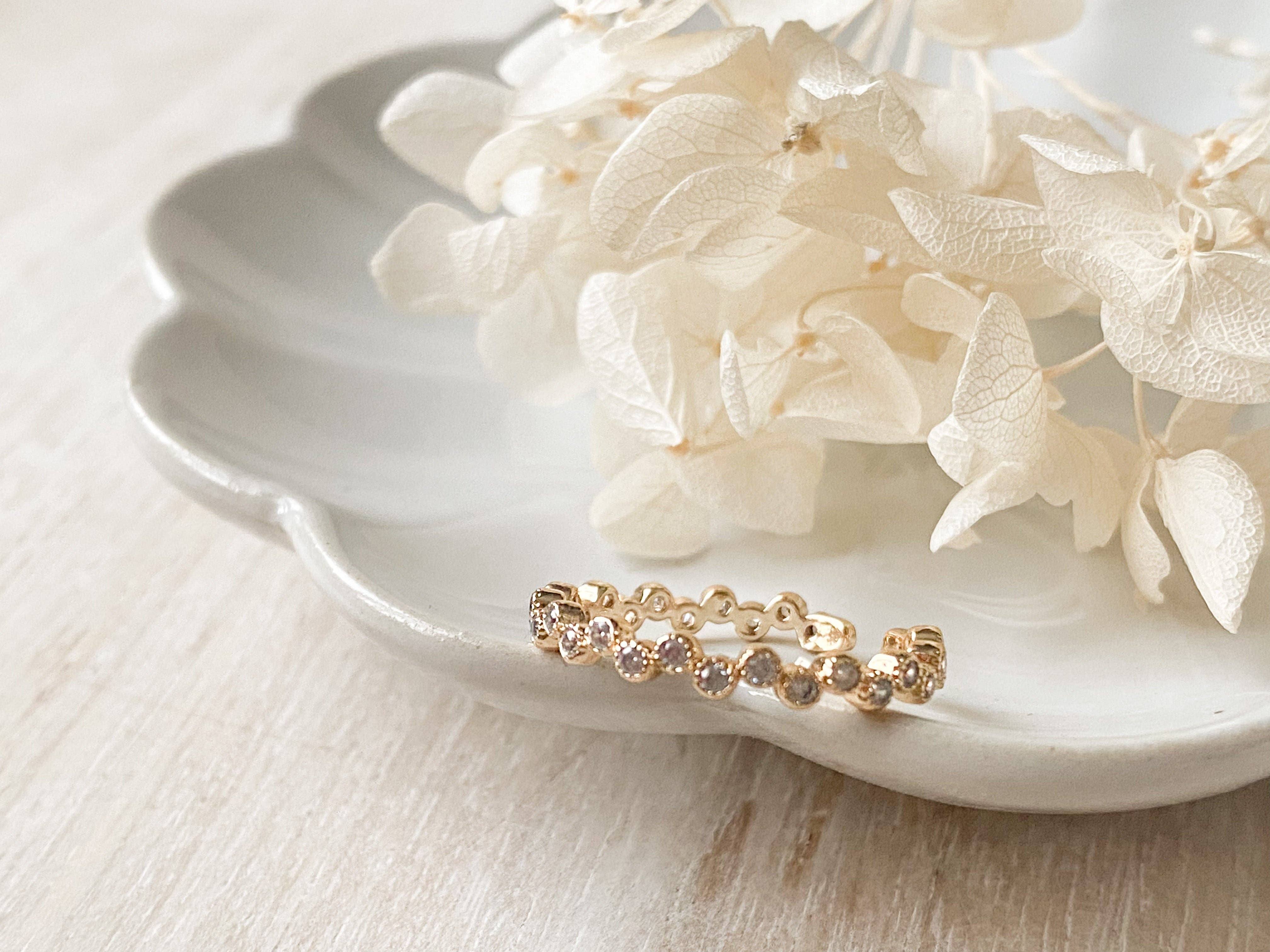 Agaveh girl - Vente Bague avec plusieurs pierres - Bague vintage en forme de pétoncles4