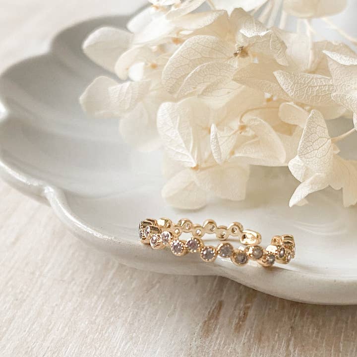 Agaveh girl - Vente Bague avec plusieurs pierres - Bague vintage en forme de pétoncles4