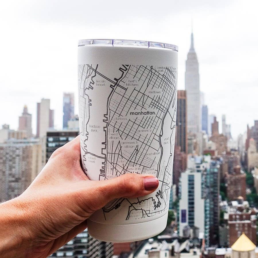 Well Told - Wholesale Insulated Mug/Tumbler - CUSTOM ETCHED - U.S. City / Town Map - Travel Tumbler- 20 oz7
