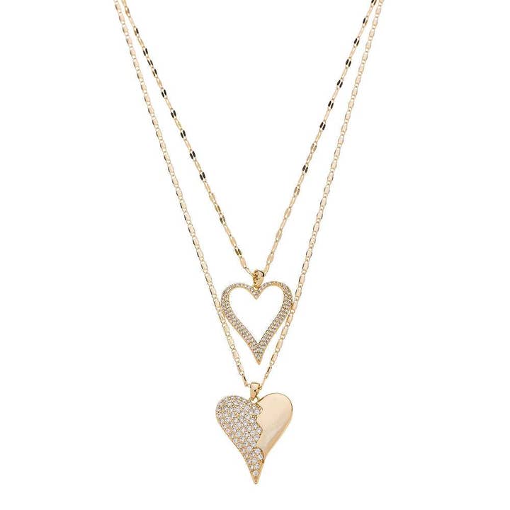 necklace - hearts for wholesale by Fox by Ren GmbH