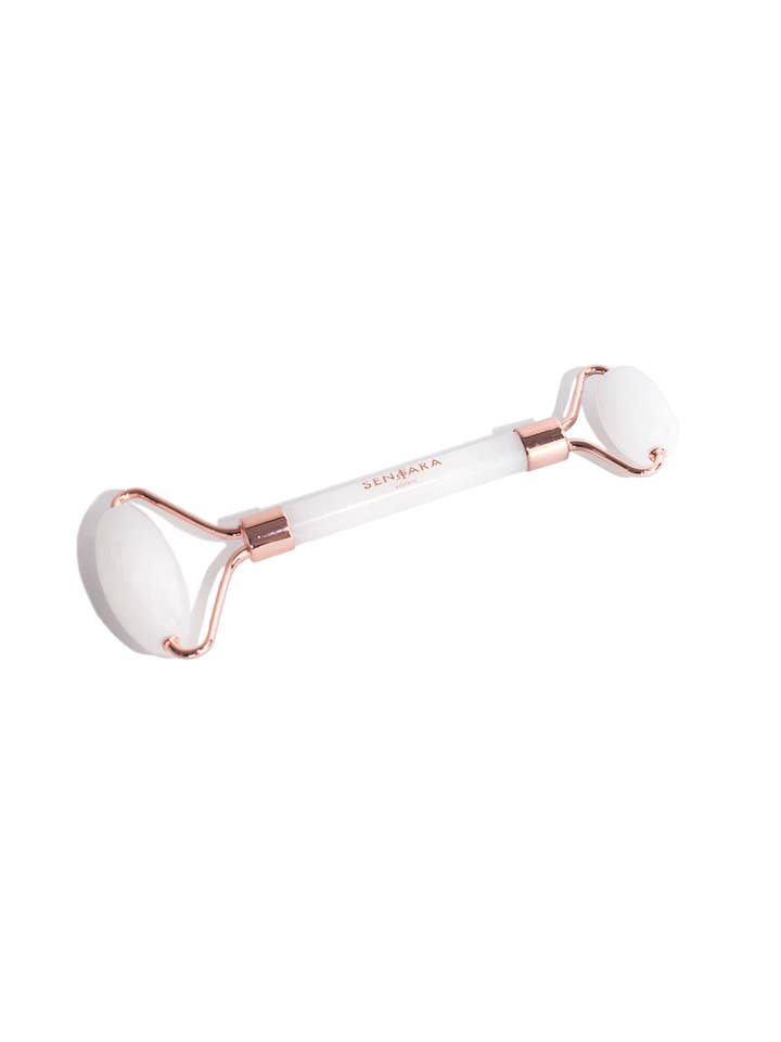White Jade Roller - Massage tool for wholesale by Sentara Holistic