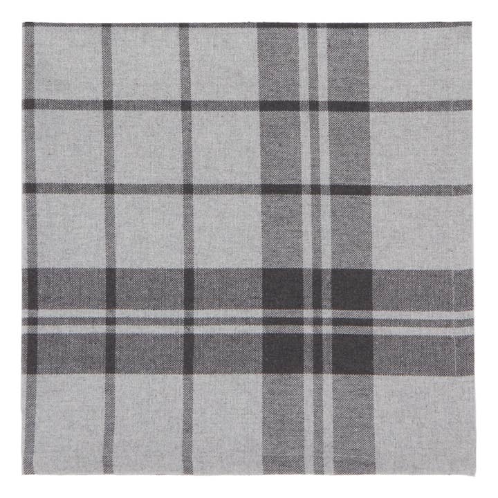 Now Designs by Danica - Wholesale Dinner & Cloth Napkin - Recycled Cotton 2nd Spin Gray Napkins Set of 4