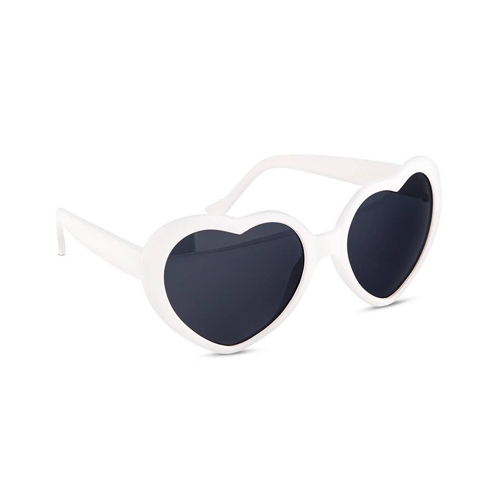Weddingstar Inc. - Wholesale Sunglasses - Women's - Women's Bachelorette Party Sunglasses - White Hearts1