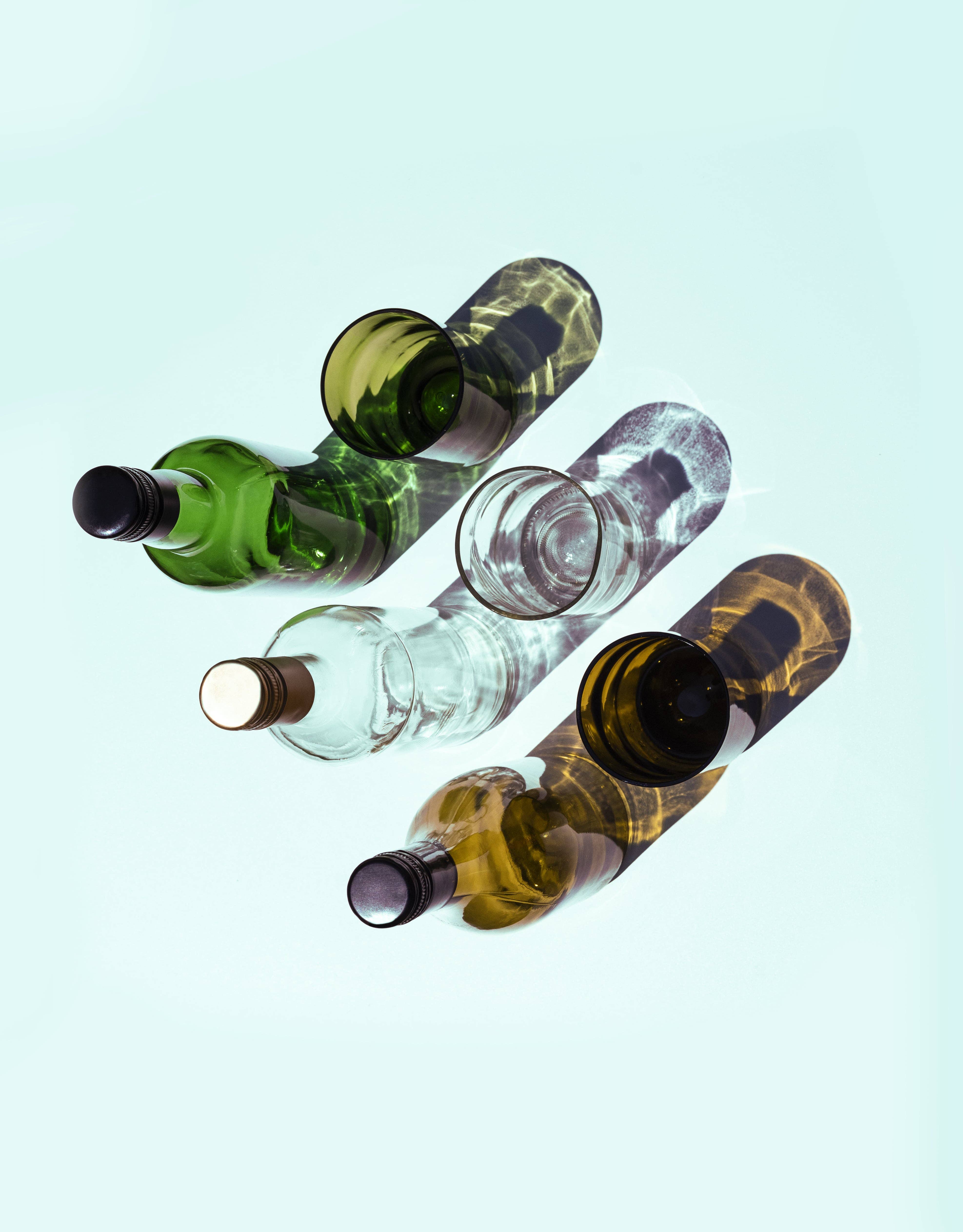 Rebottled - Wholesale Drinking Glass/Cup - Tumbler 4-pack - Green4