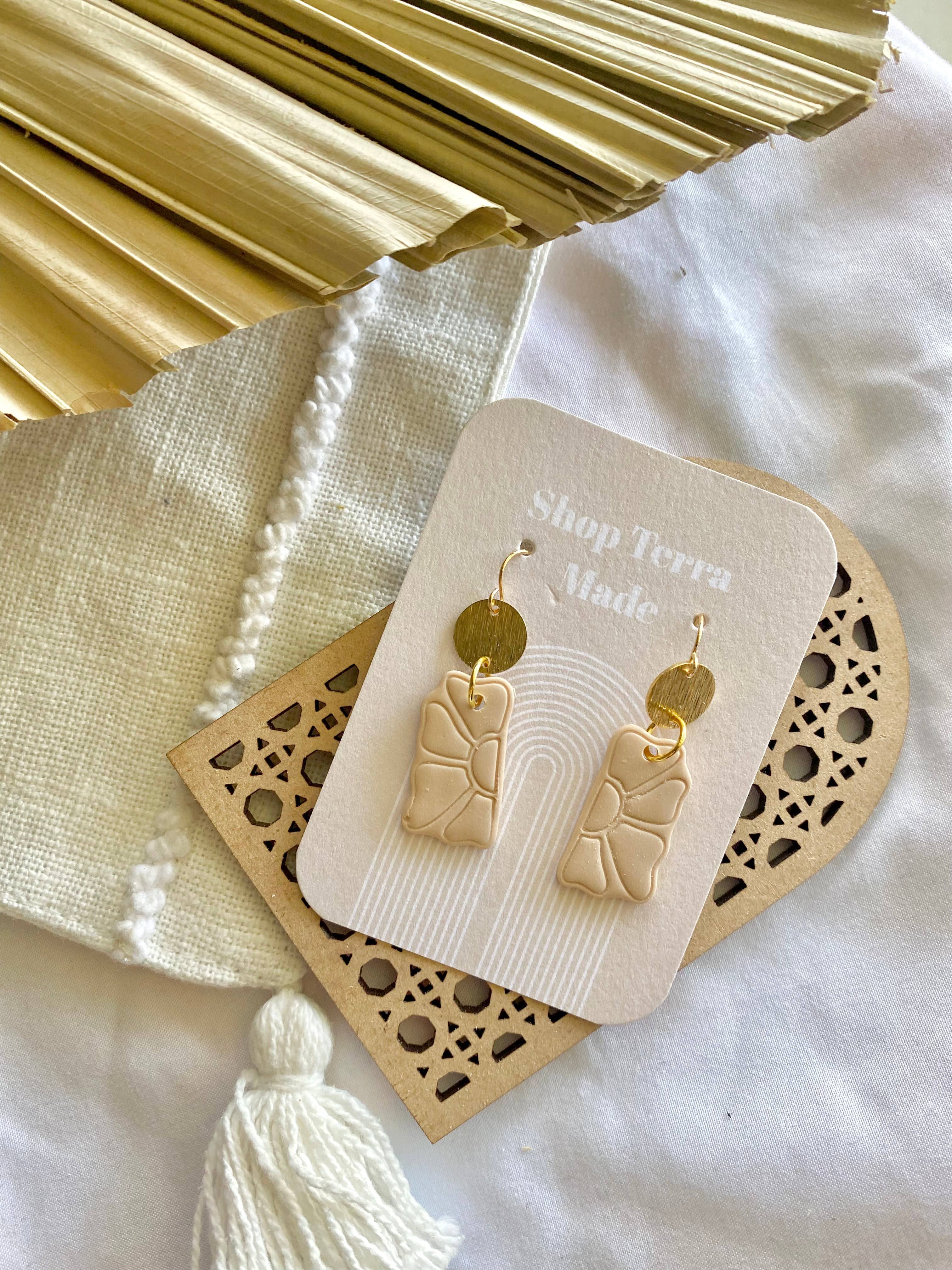 Terra Made - Wholesale Dangle Earrings -  Matisse Dangle Earrings - Translucent Shade0