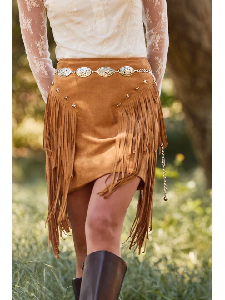 Oddi - Wholesale Skirt - Women's - Suede Mini Skirt5