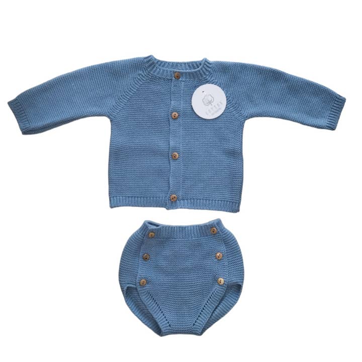 Cotton Socks - Wholesale Clothing Set - Baby - CM110/1 Jacket Set with Diaper Cover
