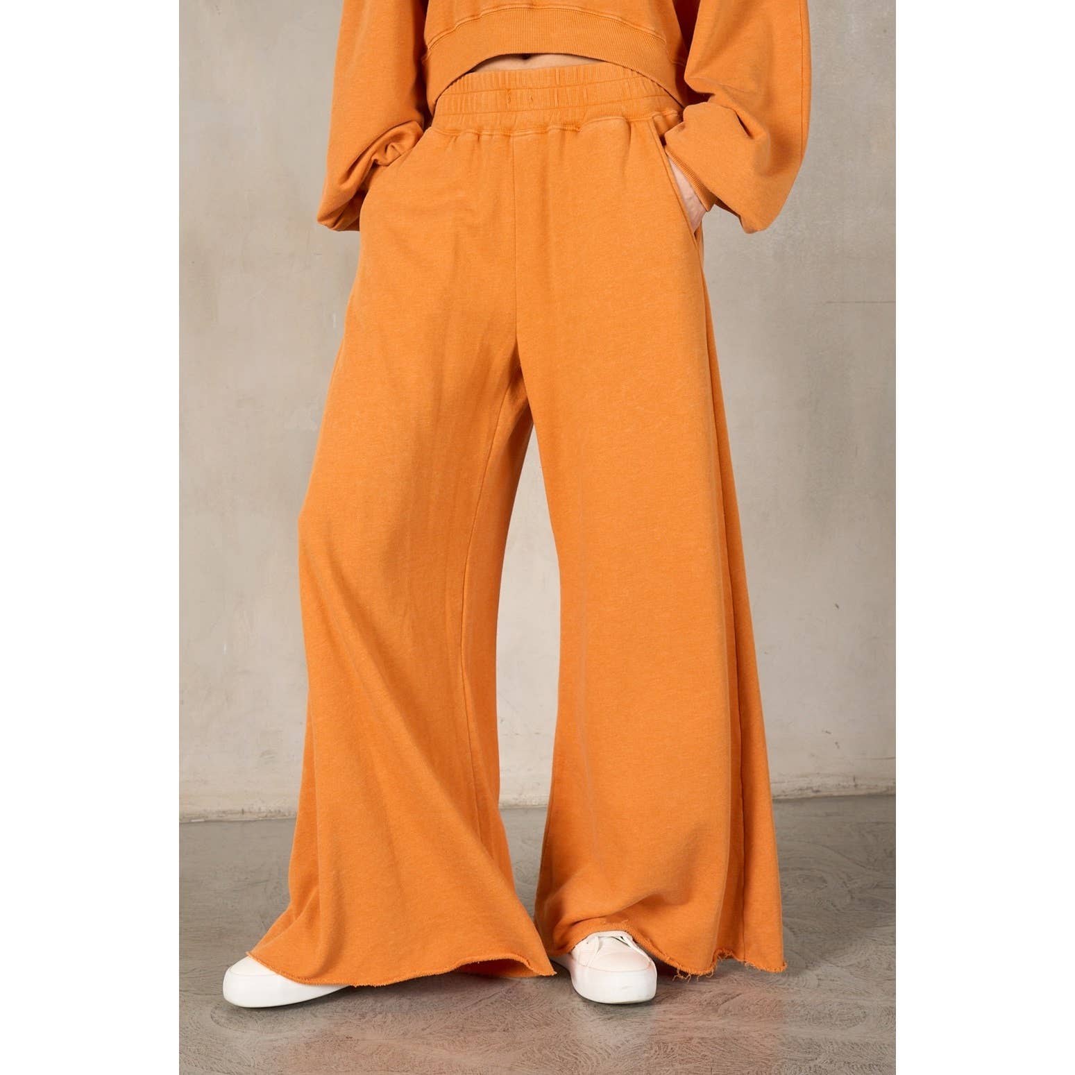 lalamia - Wholesale Pants - Women's - Matching Rib Wide Oversize Sweatpants28