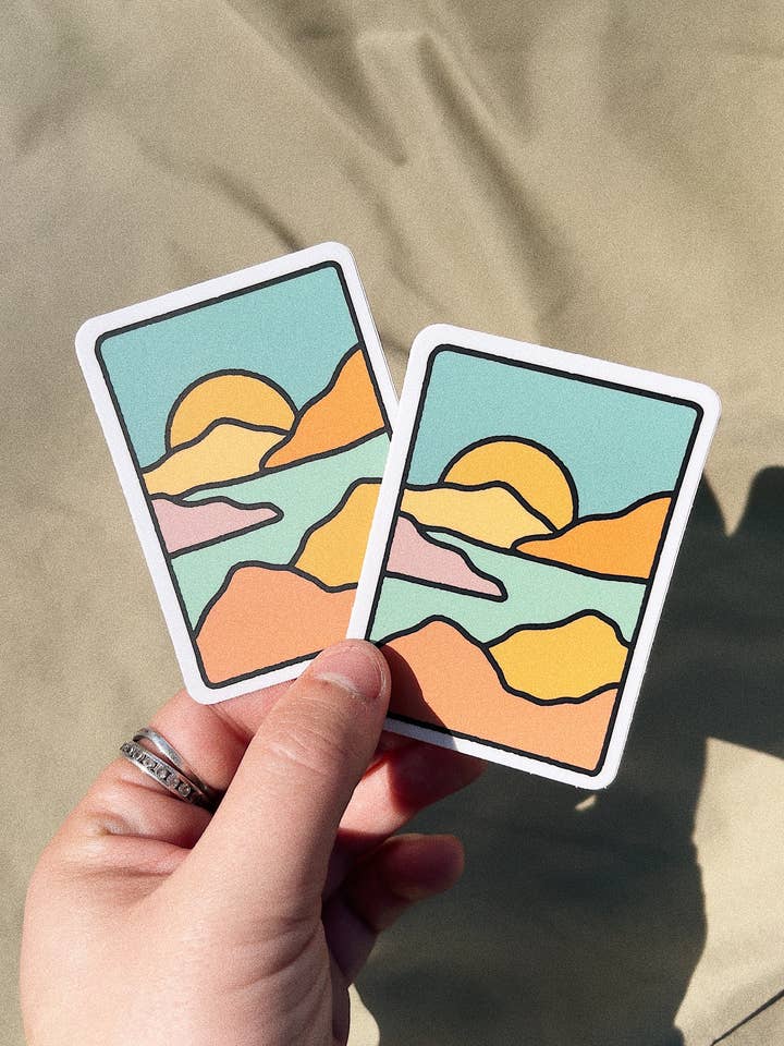 Rainbow Valley Aufkleber für den Großhandel von Graphics and Grain