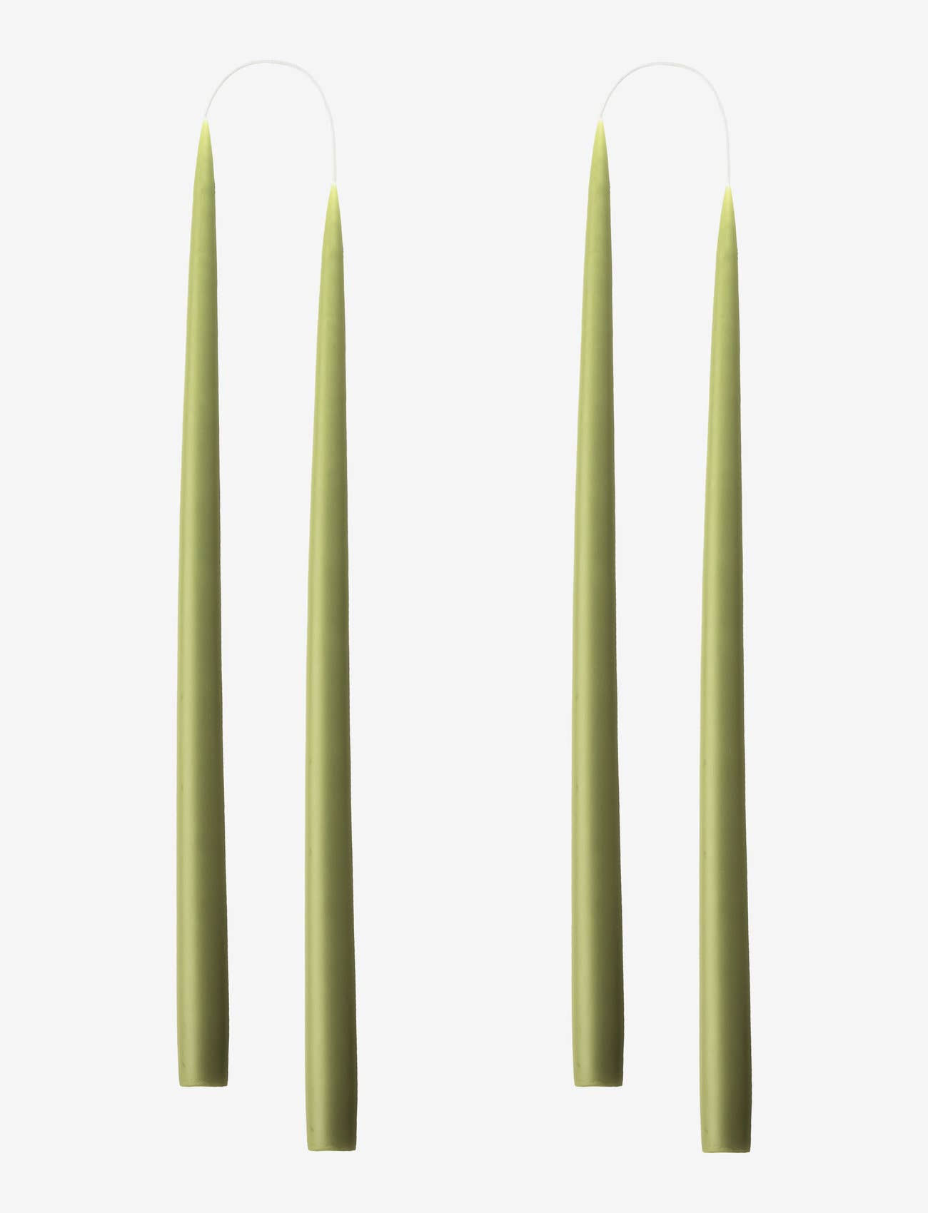 Twilight Collection - Wholesale Tapered Candle/Candlestick - Olive Danish Taper Candle | 12 Pack1