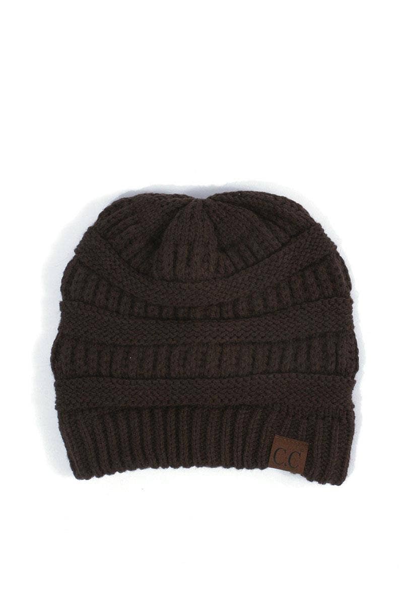Oblige by G – Großhandel Beanie – Damen – Klassische Strickmütze mit C.C.-Etikett HAT-20A58