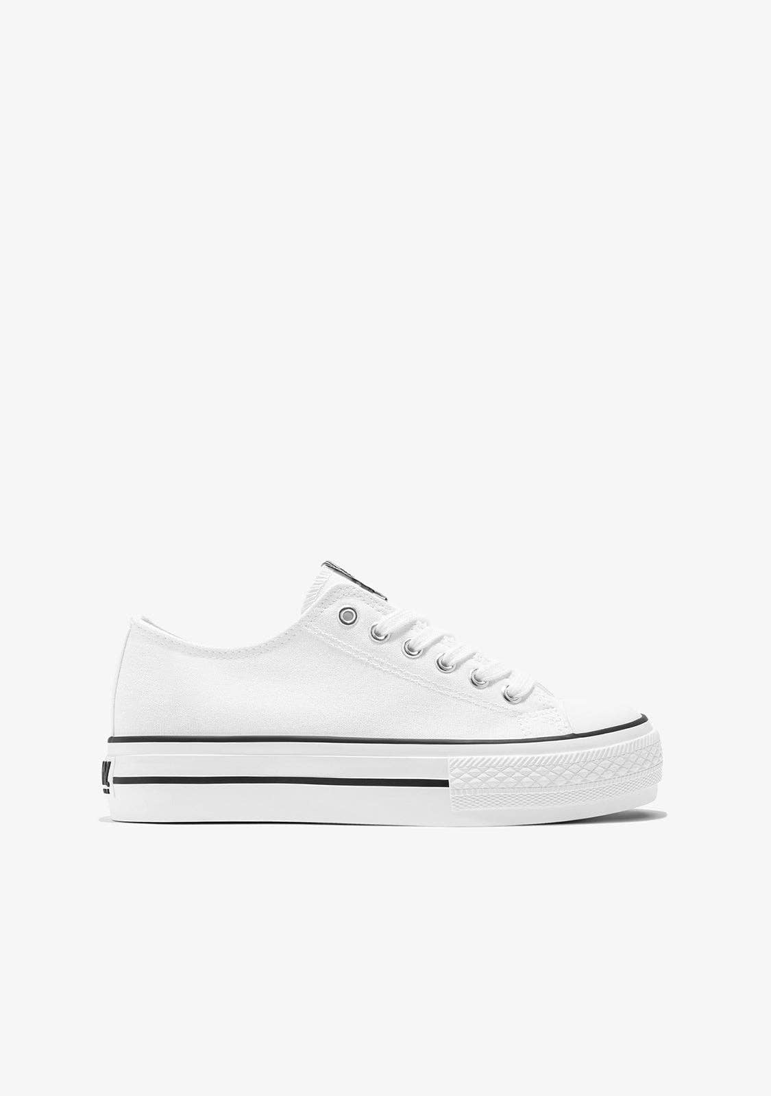 Platform white canvas on sale sneakers