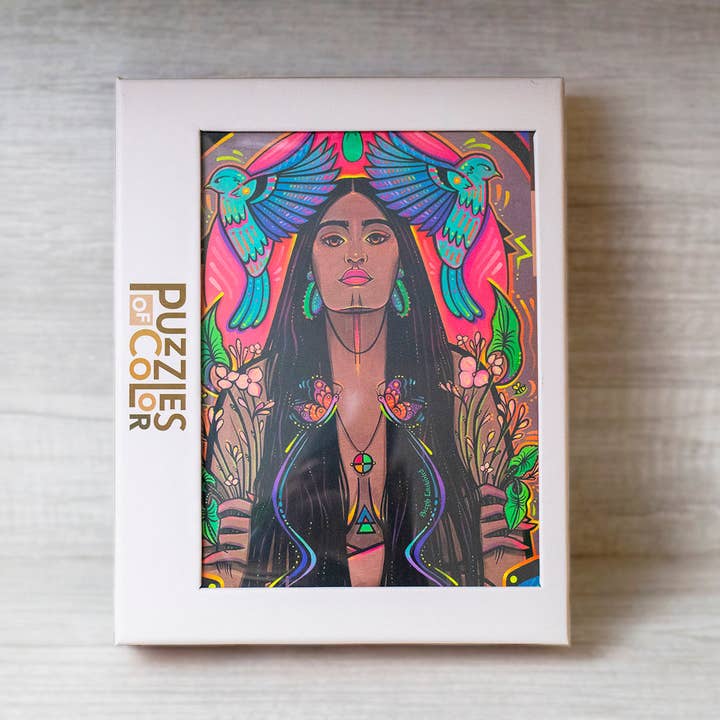 Puzzles of Color - Wholesale Puzzle - Adult - "Wapato Woman" by Steph Littlebird