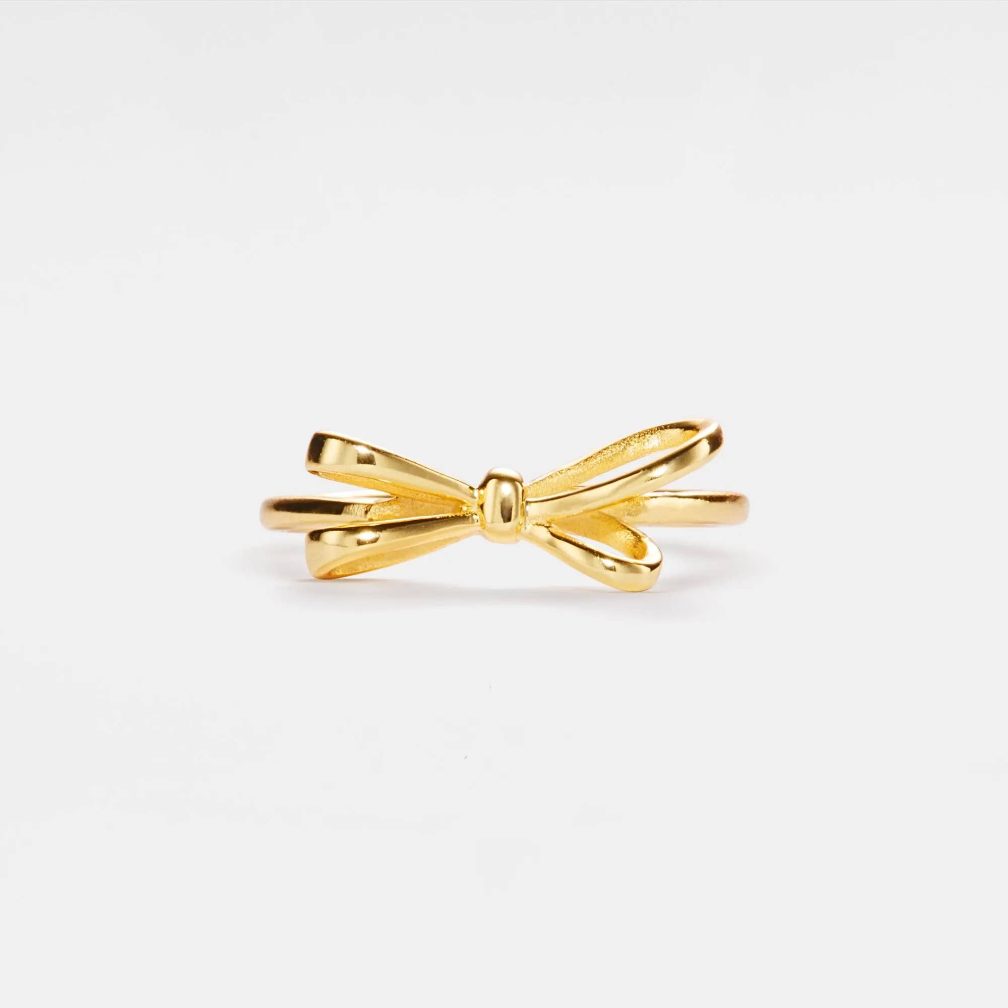 Perimade & Co. LLC - Wholesale Band/Stacked Ring - Dainty Bow Tie Stacking Band Ring in 925 Sterling Silver