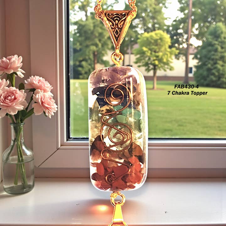 Funky Aura Boutique - Wholesale Suncatcher - FAB Triple Prism Beaded Suncatchers - 4 Options!11