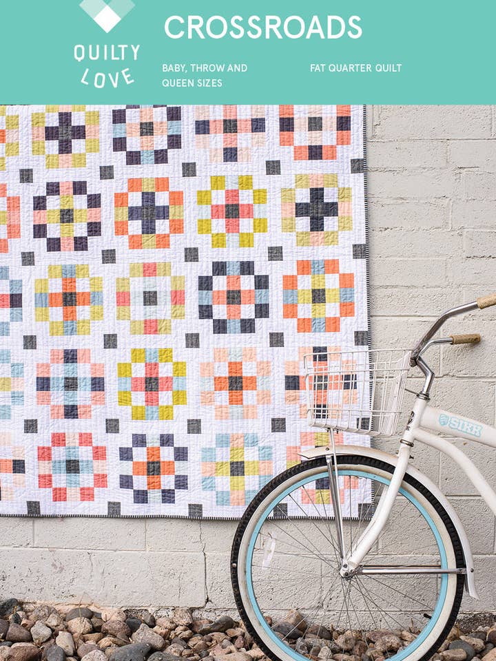 Crossroads PAPER Quilt Pattern for wholesale by Quilty Love