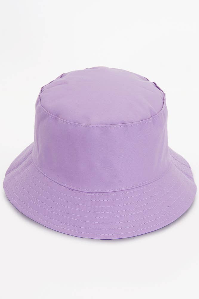 Hana - Wholesale Bucket Hat - Women's - Solid Reversible Bucket Hat4