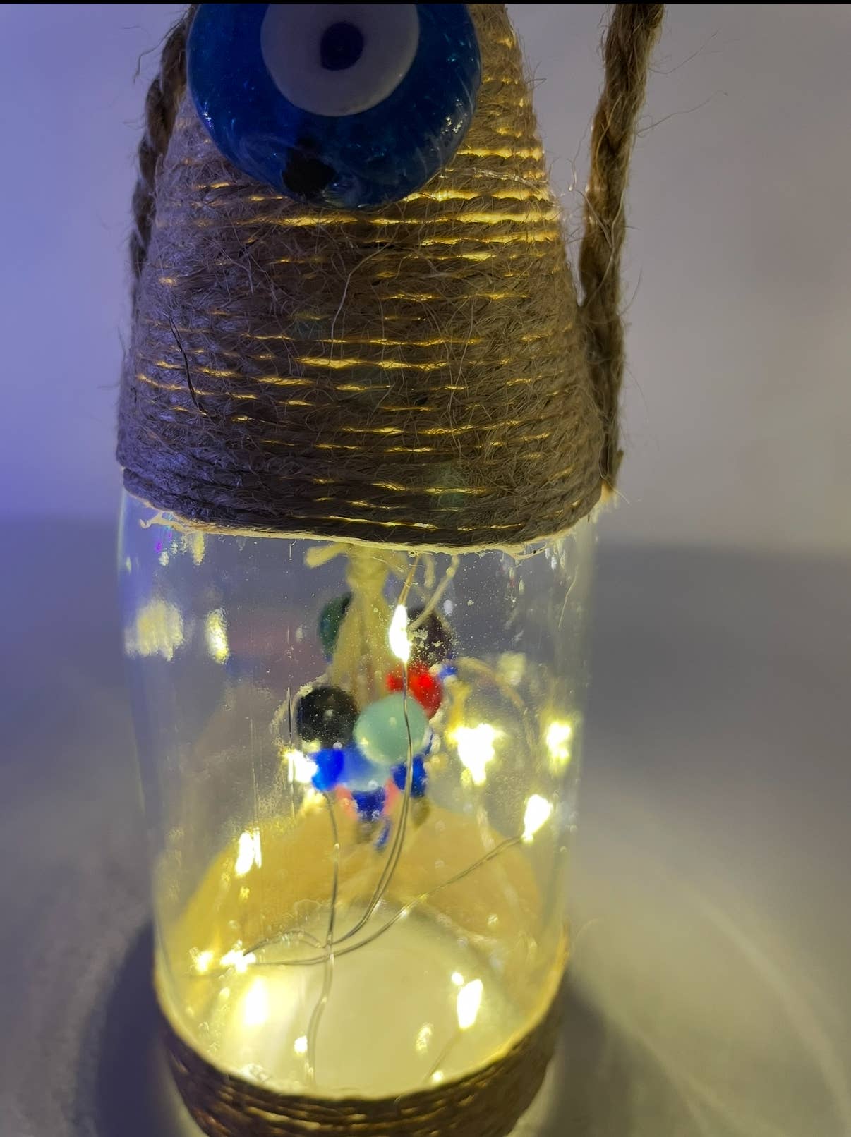 Nai Gifts - Wholesale Lantern - Handmade Glass Fairy Led Light Lantern 2