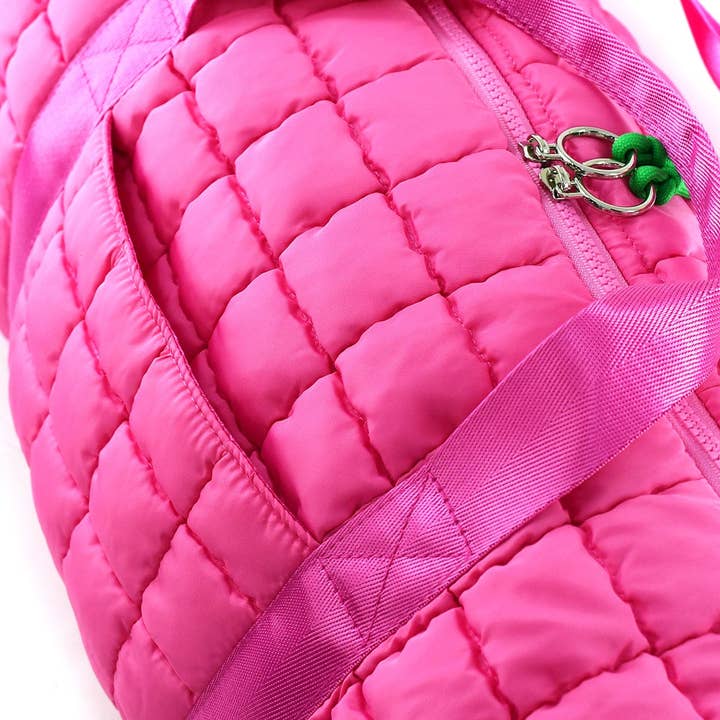 MiMi Wholesale - Wholesale Weekender Bag - Women's - QP774 Quilted Puffer Weekender/Duffel Bag14