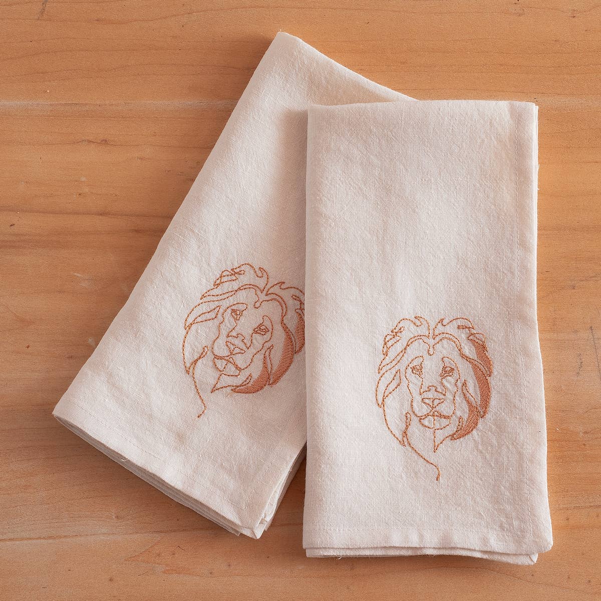BUSATTI - Wholesale Dinner & Cloth Napkin - ITALIAN GARDEN - Set of 2 embroidered napkins19