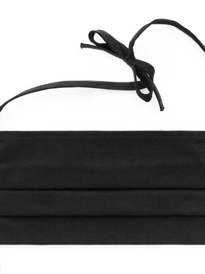 Pleated Face Mask - Black for wholesale by Art Style Design Living