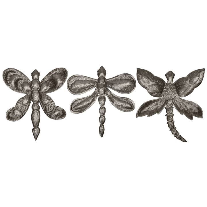 Beyond Borders - Wholesale Wall Accent - Dragonflies (Set of 3)