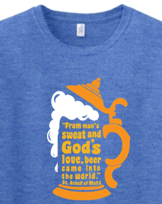 Sock Religious - Wholesale Screen Printed T-Shirt - Unisex - Beer Stein Quote - Adult T-shirt8