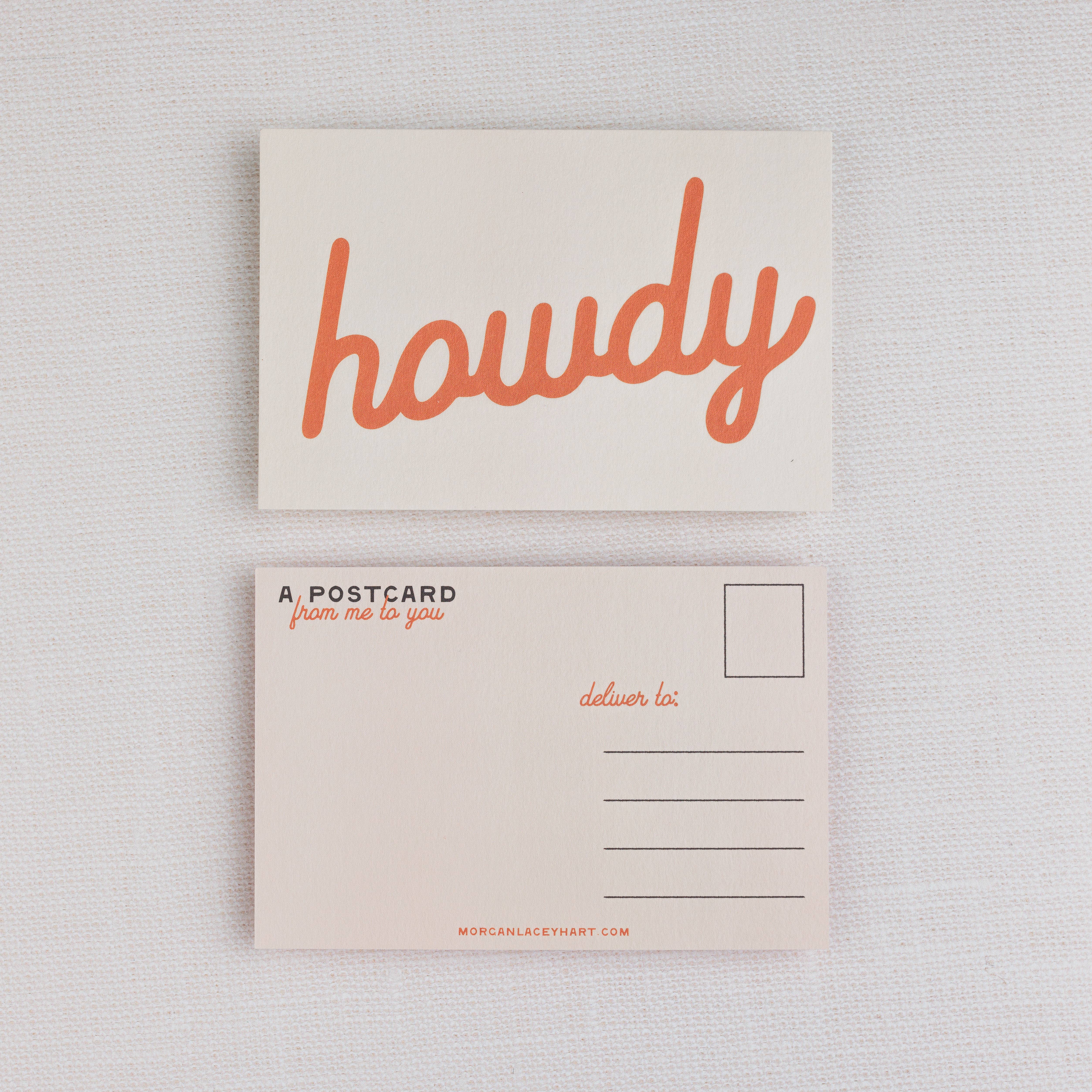 Morgan Lacey Hart - Wholesale Postcard - Howdy Postcards25