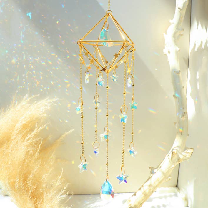 Crystolver (We Cover All Import Fees) - Wholesale Suncatcher - Chandelier Crystal Prism Suncatcher Decor4