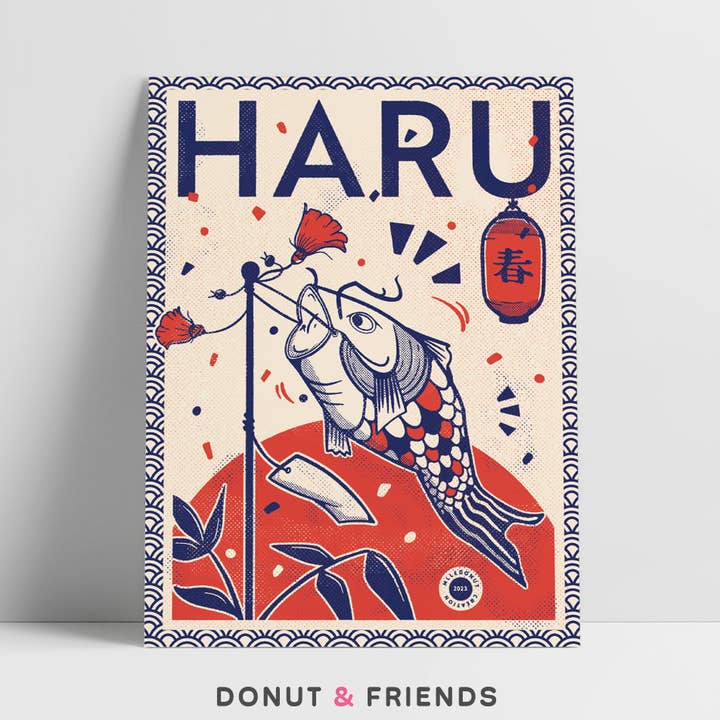 Haru - Printemps - Affiche pour la vente par Donut and Friends
