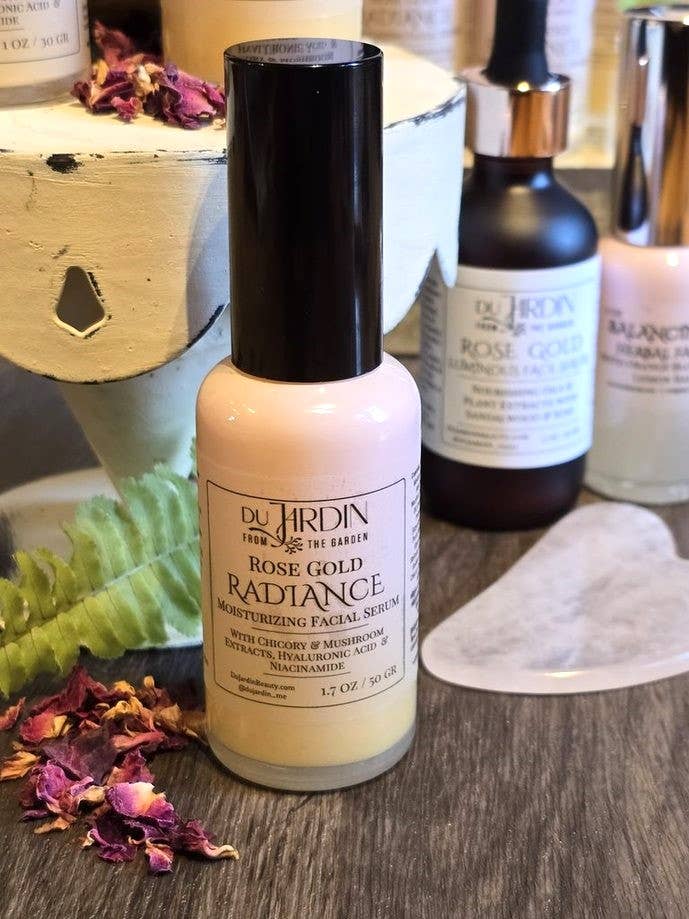 Du Jardin Beauty - Wholesale Facial Serum/Concentrate - Rose Gold Radiance Moisturizing Serum5