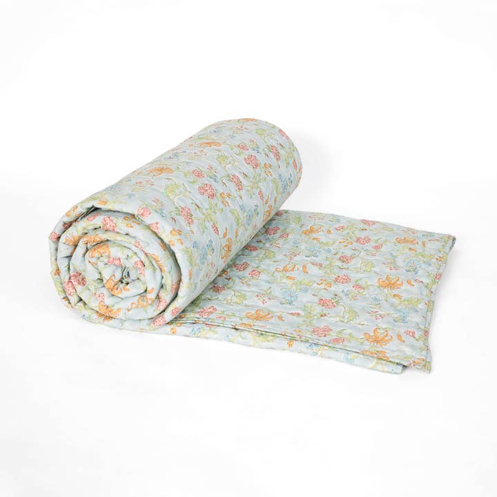 COURTEPOINTE IMPRIMÉE À LA MAIN - SKY VANA pour la vente par Craft Boat