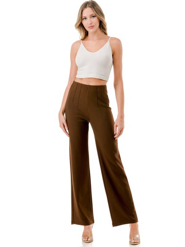 MIO WHOLESALE - Vente Pantalon – femme - YC105-PANTALON PLISSÉ GRANDE TAILLE3