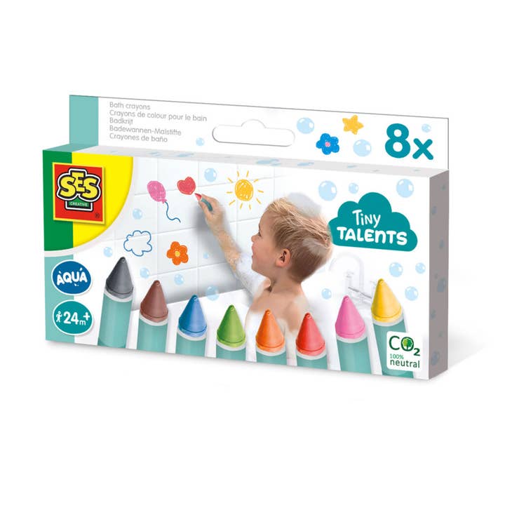 Bath crayons - 8 colours for wholesale by Robbie Toys Ltd