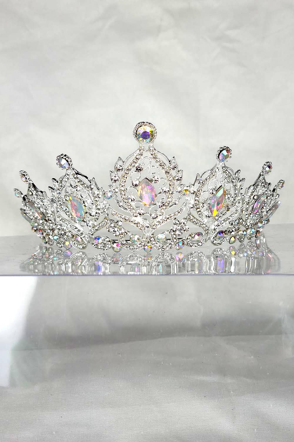 Chicas - Wholesale Tiara - Women's - One Size Fits All Tiara With Jewels HT9338