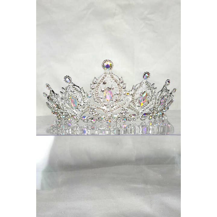 Chicas - Wholesale Tiara - Women's - One Size Fits All Tiara With Jewels HT9338