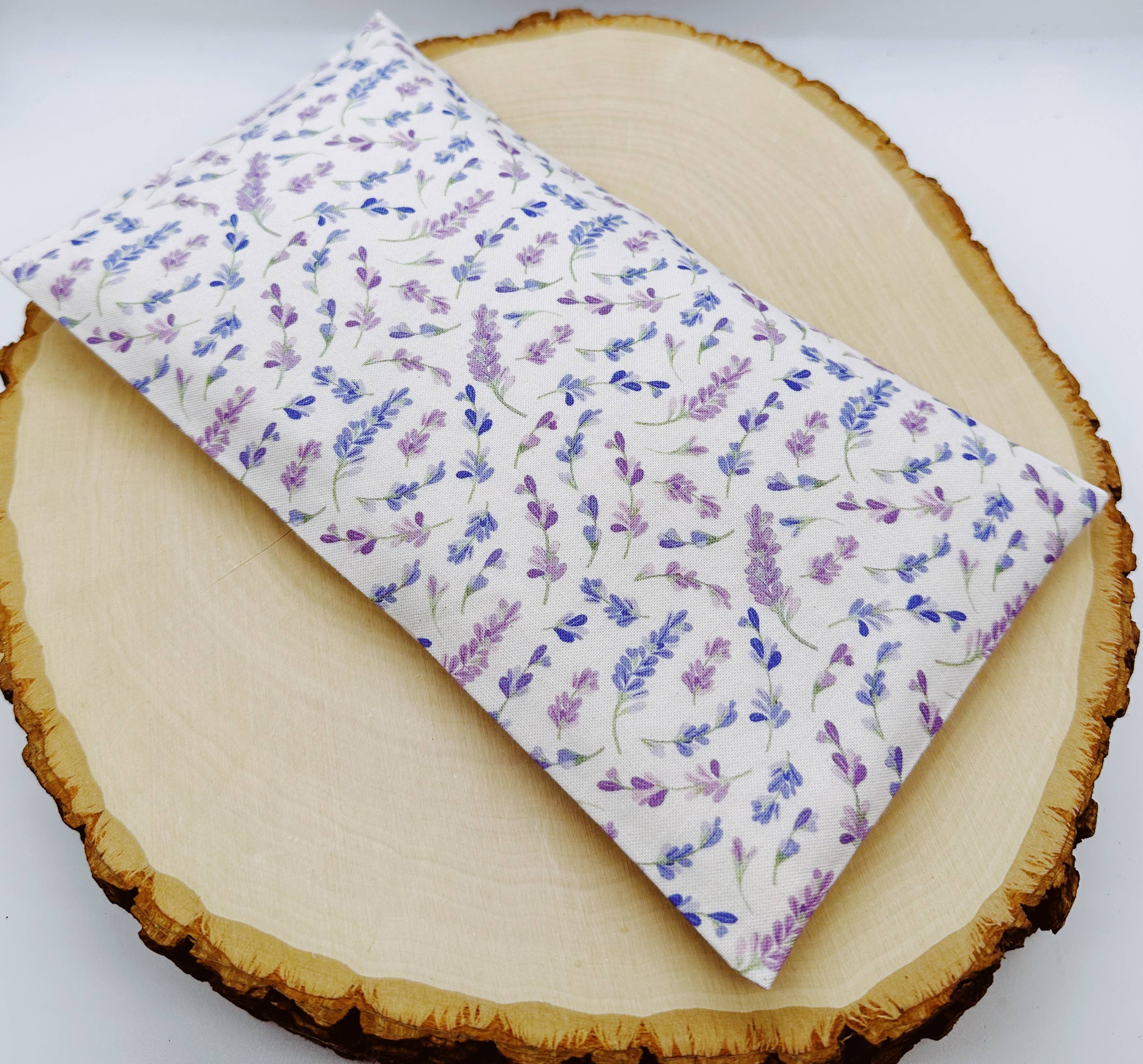 Wellness & Oils - Wholesale Spa/Therapy Pillow - Lavender Eye Pillow with Washable Cover-Beige Lavender 2