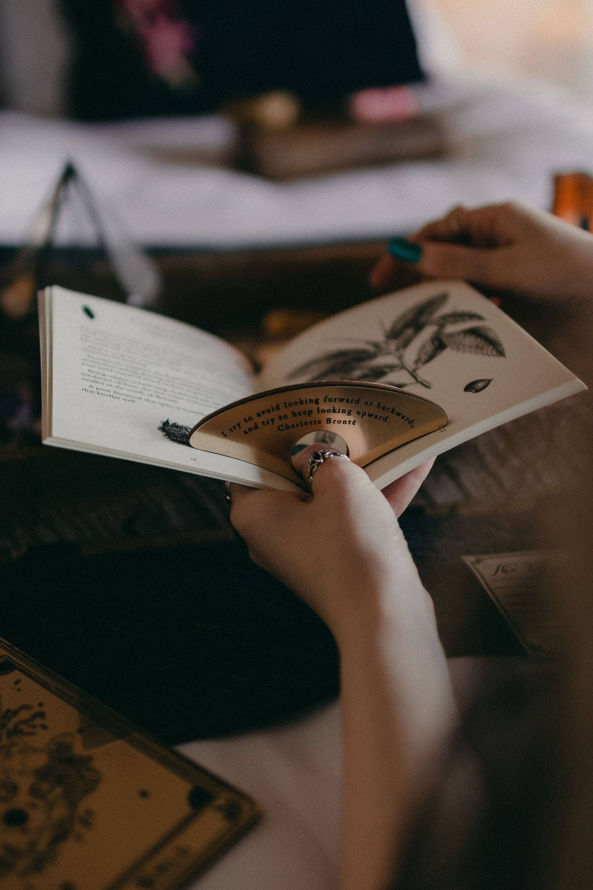 Suzanne Oddy Design Limited - Wholesale Bookmark - Book Page Spreader1