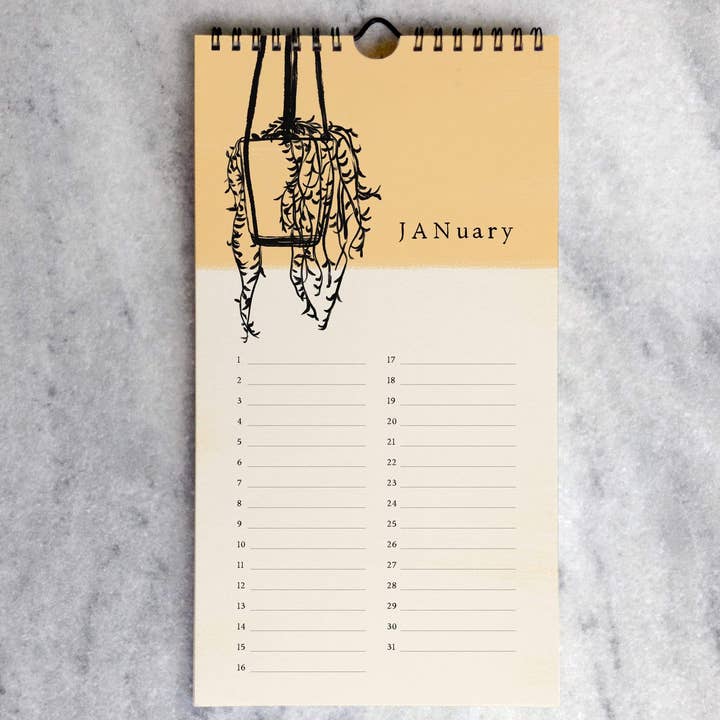 Favorite Story - Wholesale Calendar - Celebration Calendar, House Plants1