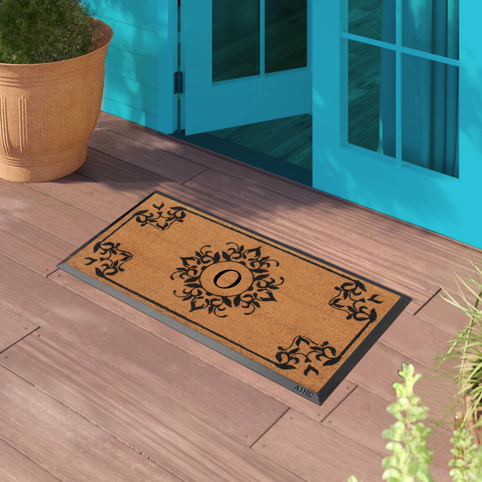 A1 home collections - Wholesale Door Mat - A1HC Natural Coir & Rubber Heavy Duty Monogrammed Doormats14